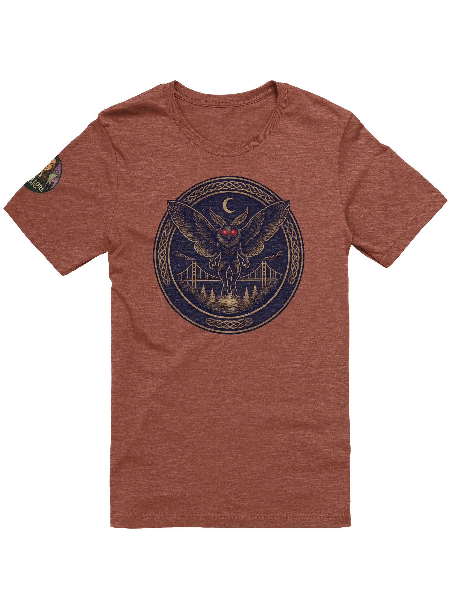 MOTHMAN EMBLEM SUPER SOFT T-SHIRT product image (61)