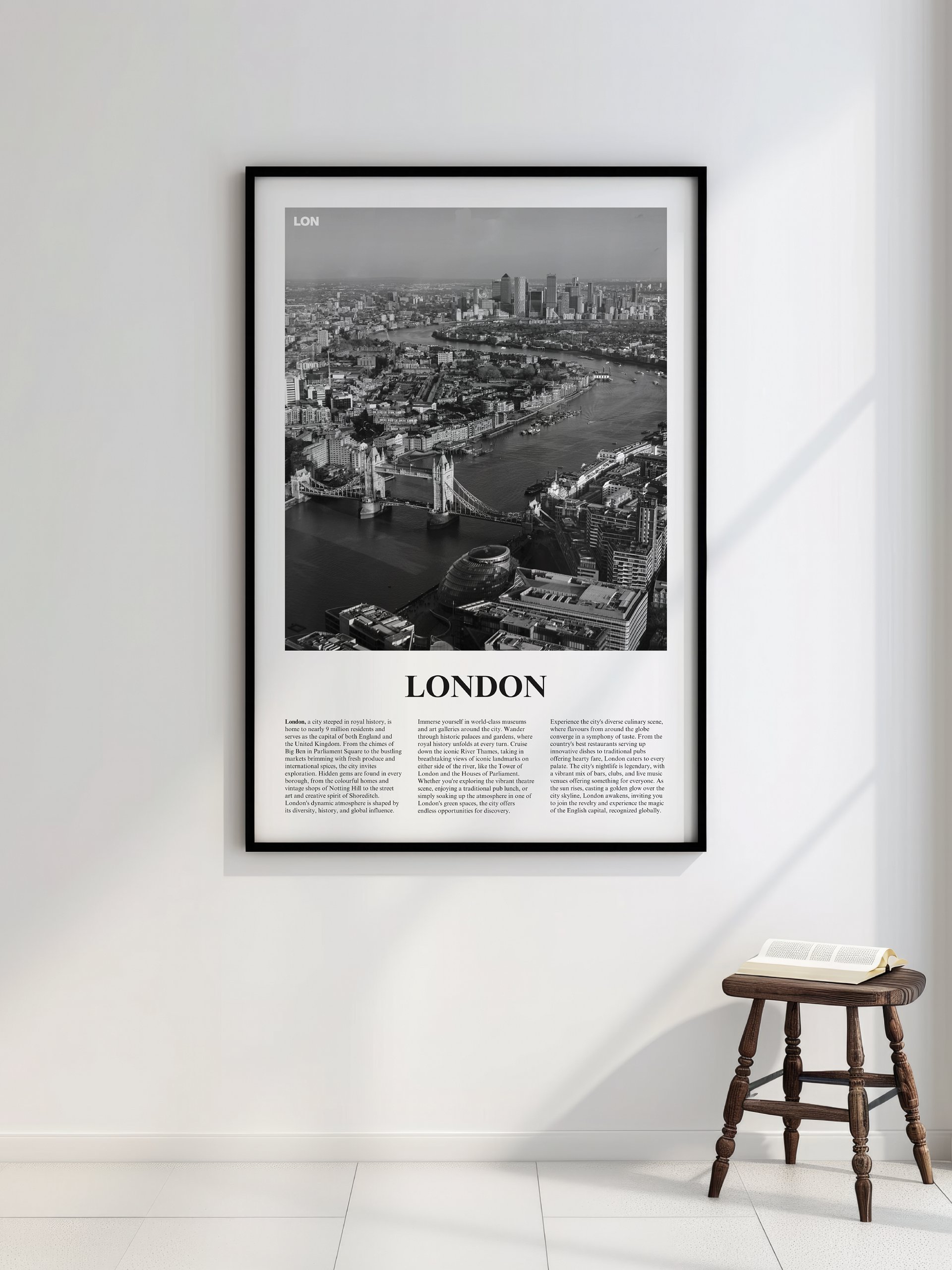 London 02 Newspaper Poster | Framed product image (18)