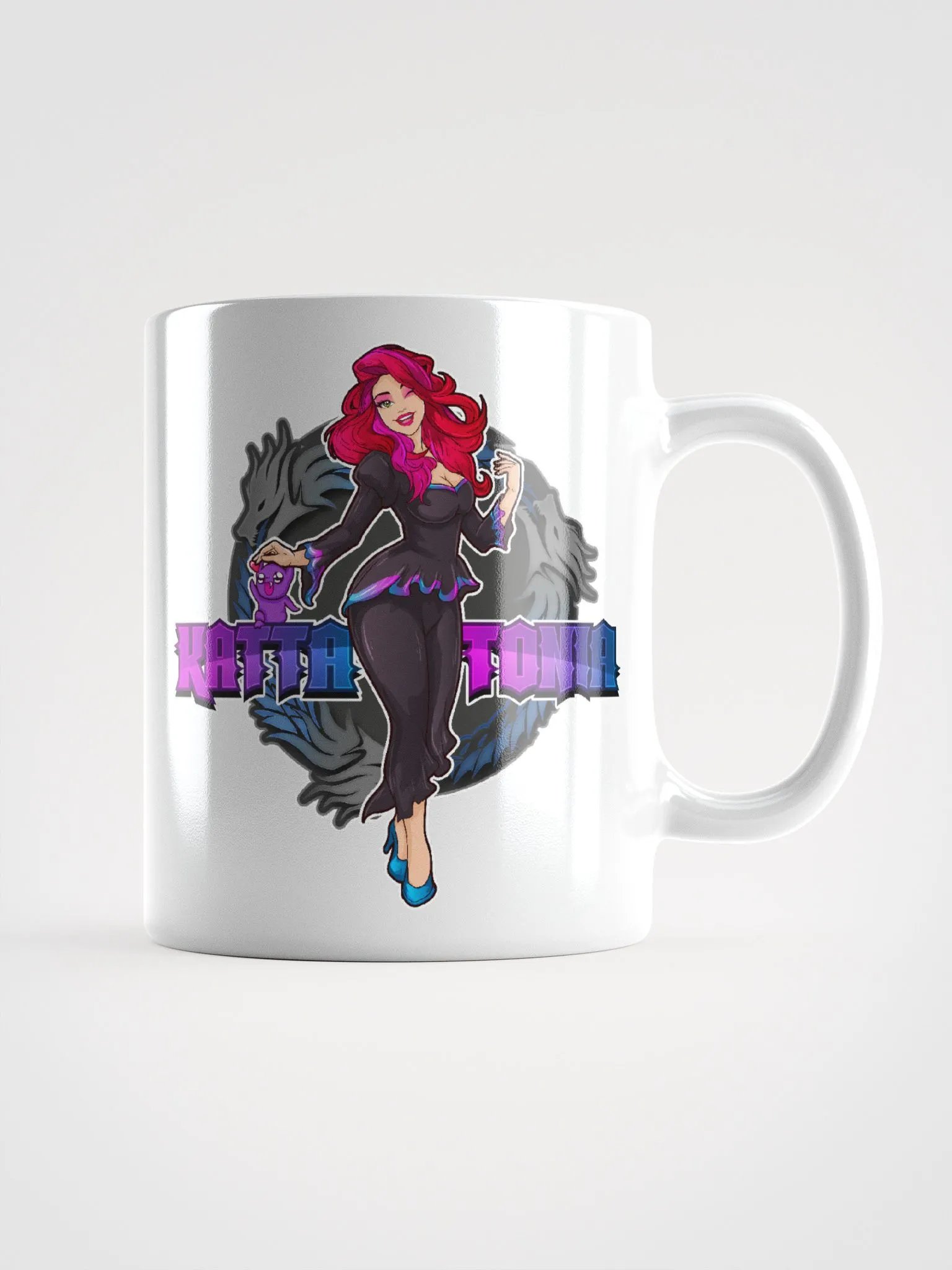 White Kattatonia Mug - Logo 1 product image (1)