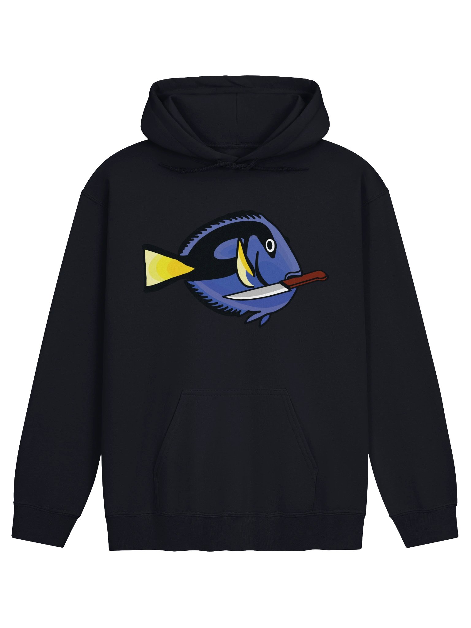 Angry Blue Tang Hoodie for Reef Aquarium Lovers product image (1)