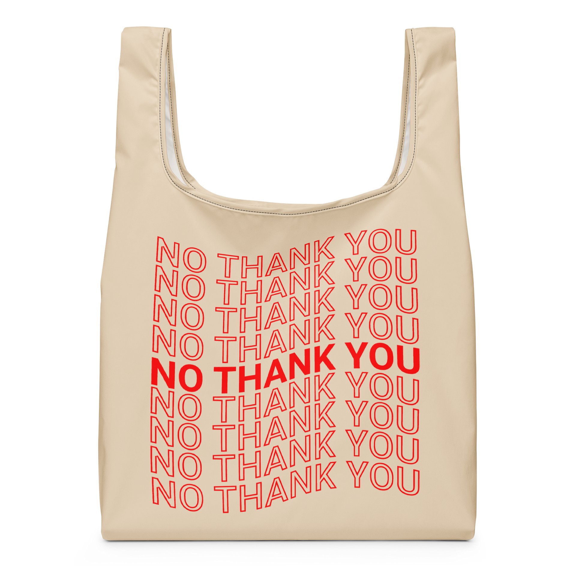 No Thank You Reusable Shopping Bag product image (3)