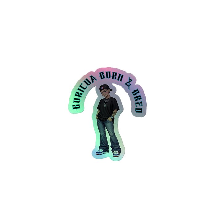 Boricua born sticker product image (1)
