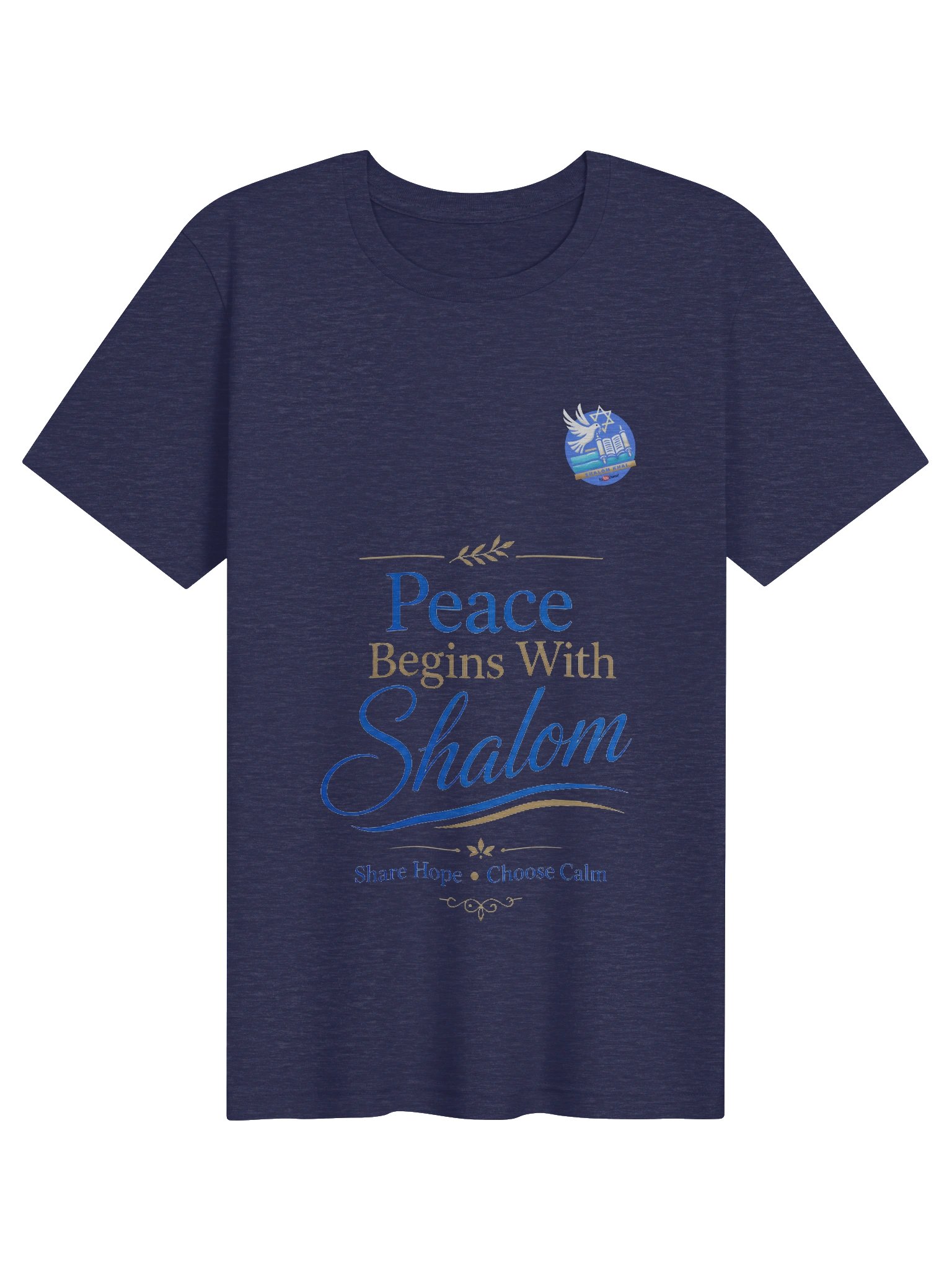 Peace Begins With Shalom Tee product image (6)