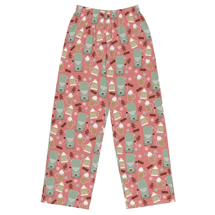 Cozy Christmas Coffee All-Over Print Wide-Leg Pants product image (1)