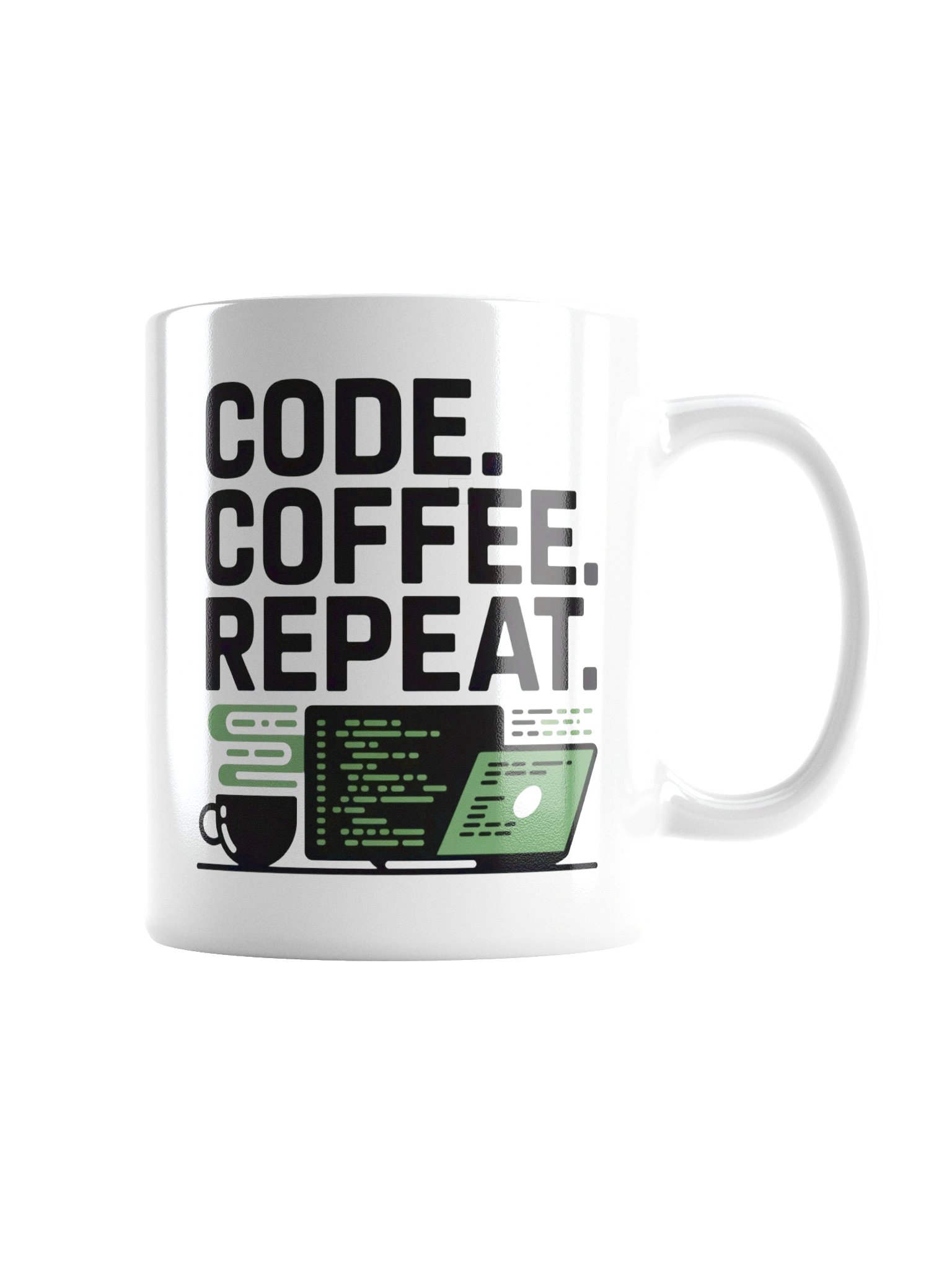 Code Coffee Repeat Mug – Developer’s Office Essential product image (8)