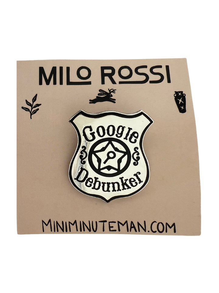 Google Debunker Sheriff Badge Pin product image (1)