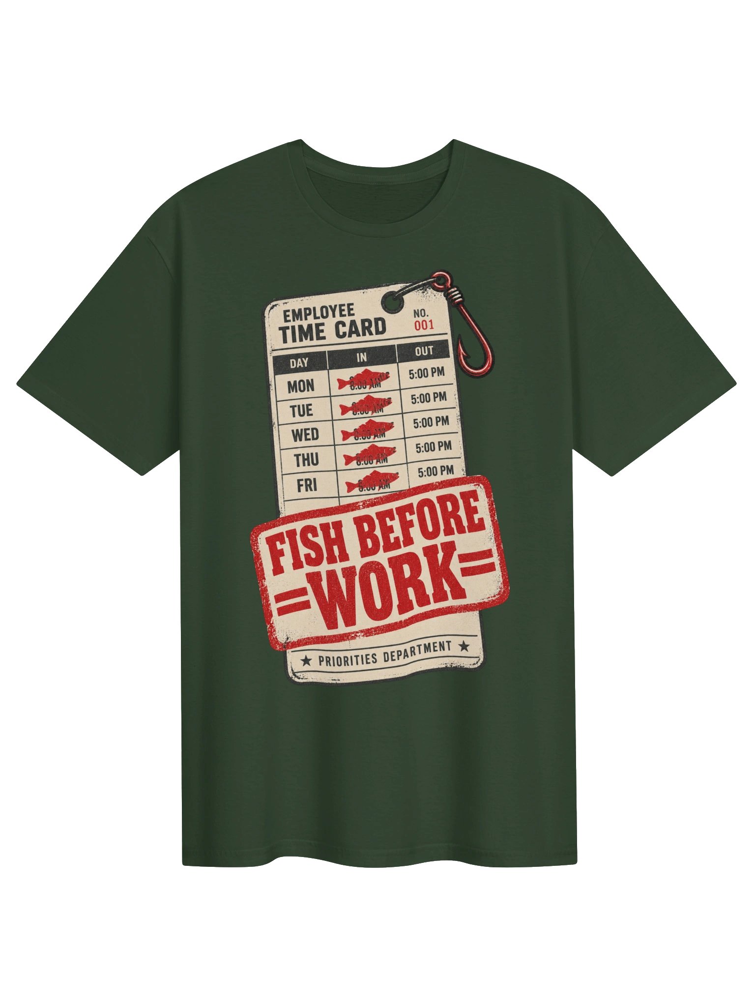 Fish Before Work T-shirt product image (11)