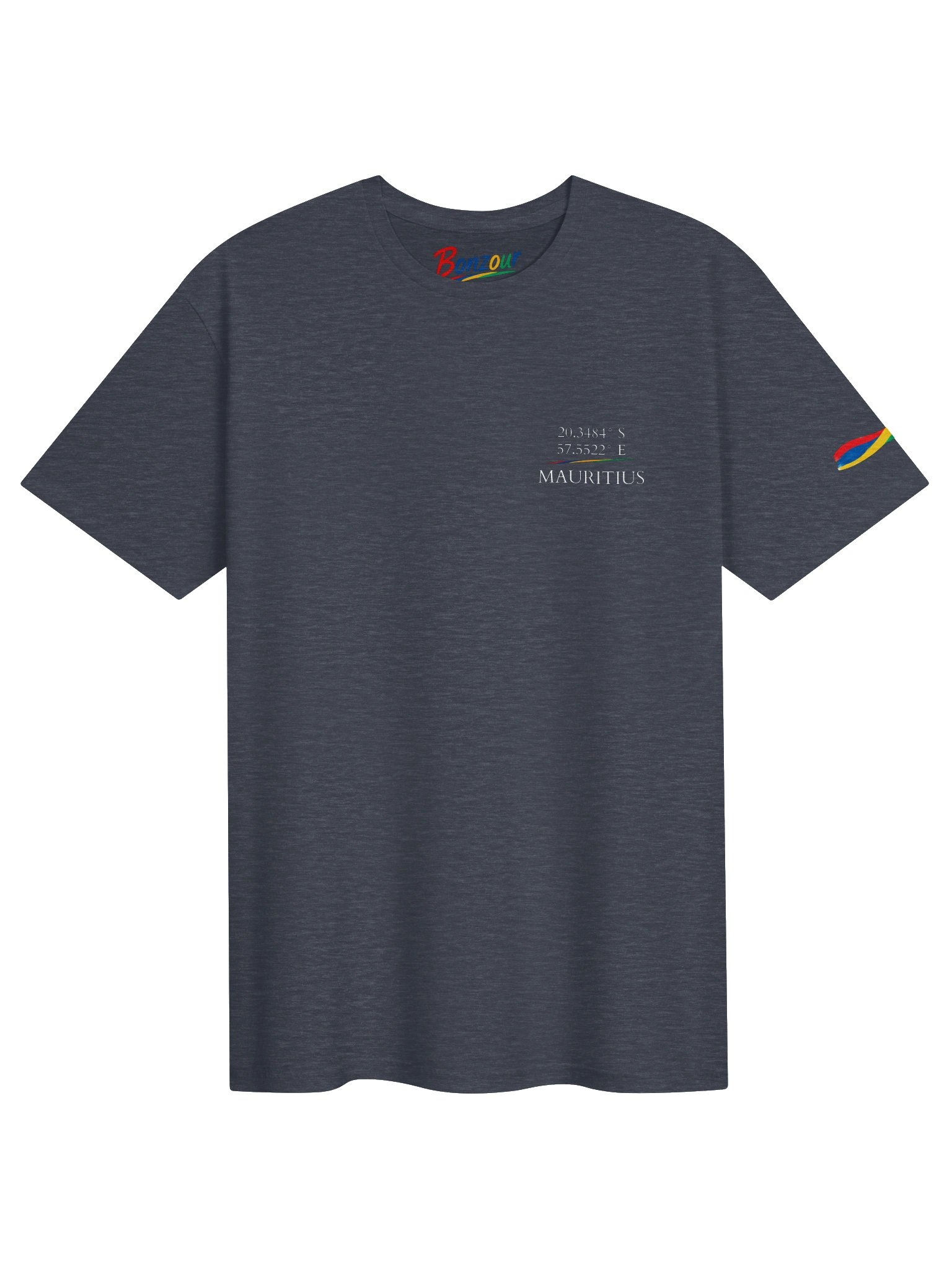 Bonzour – Mauritian Creole T-Shirt dark product image (1)