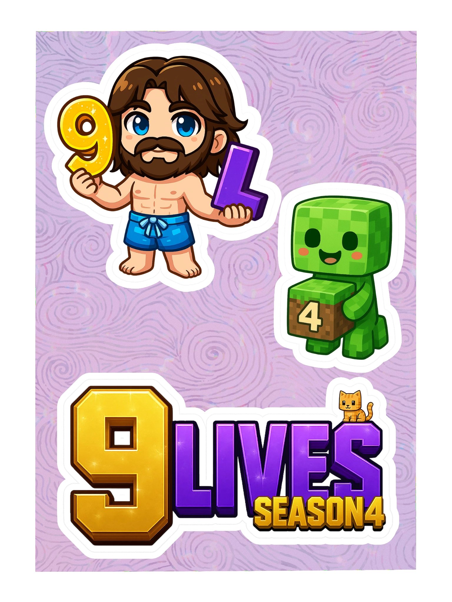 9LS4 StrokinGun Sticker Sheet product image (1)