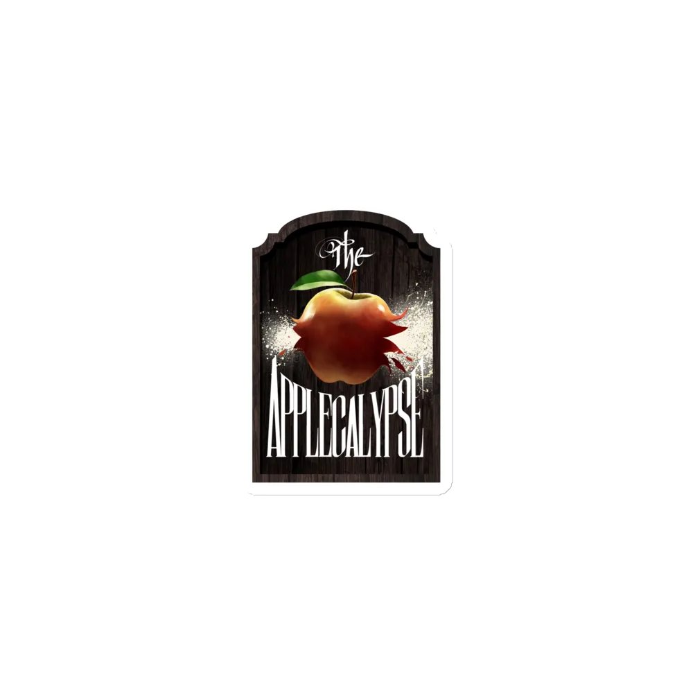 The Applecaplypse Pub Sign ✦ Die-Cut Magnets product image (1)