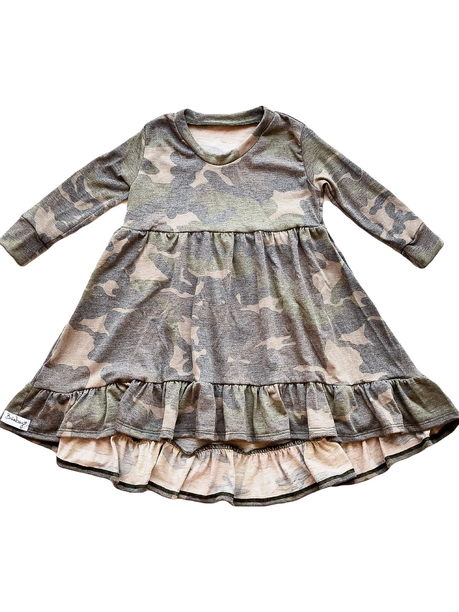 Camo High Low Dress Long Sleeve product image (1)