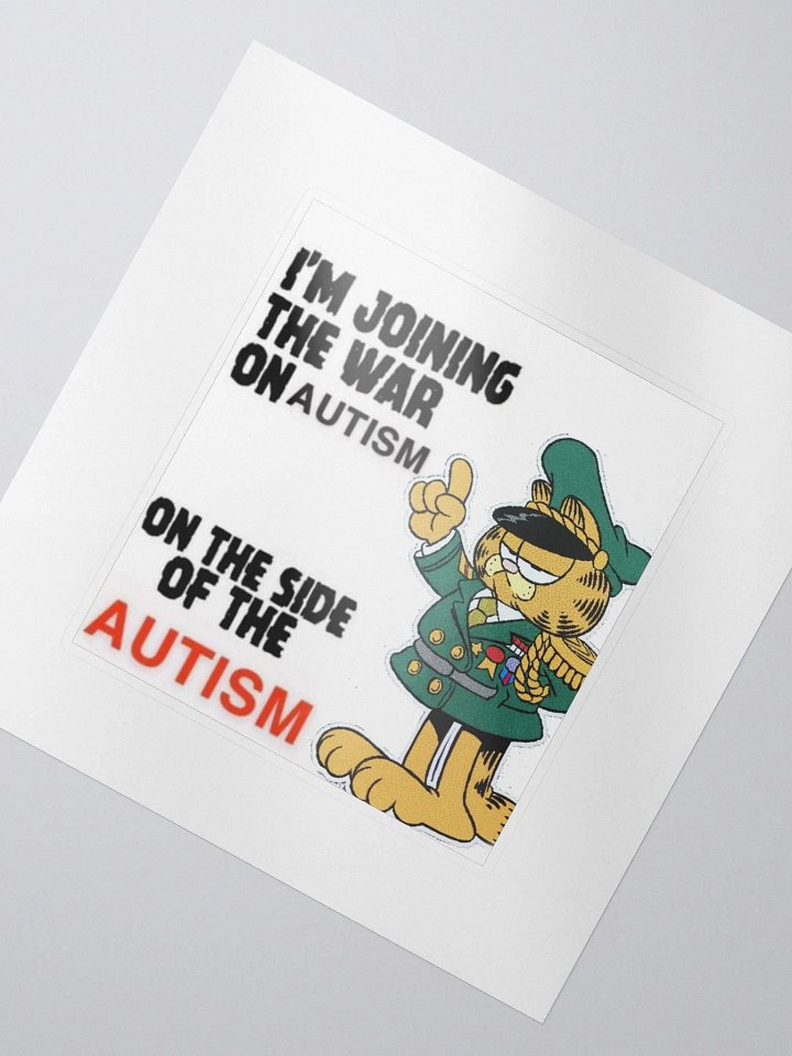Autism Soldier Sticker product image (2)