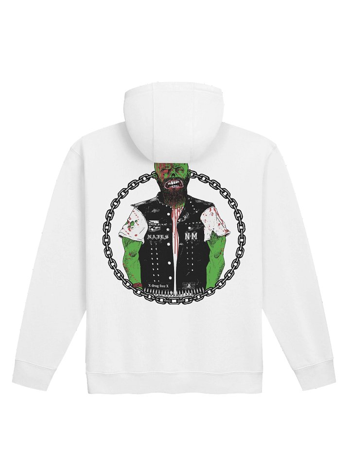Zombie White Hoodie product image (2)