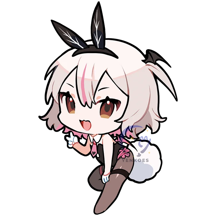Bunnerdette Keychain product image (1)