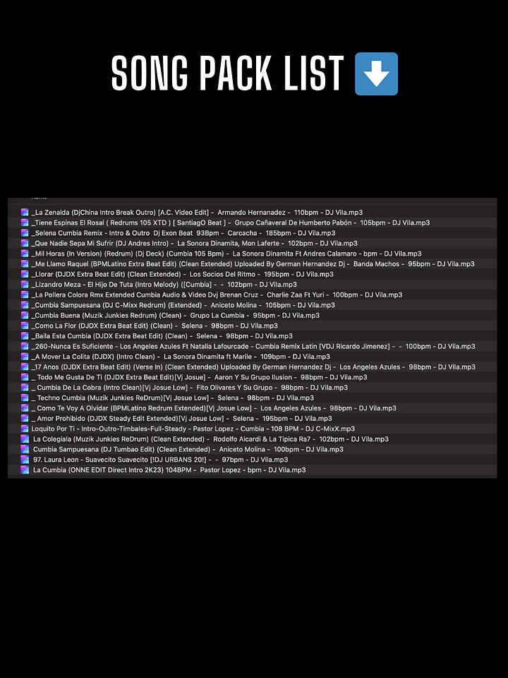 Cumbia Fiesta Mix – Song Pack product image (2)