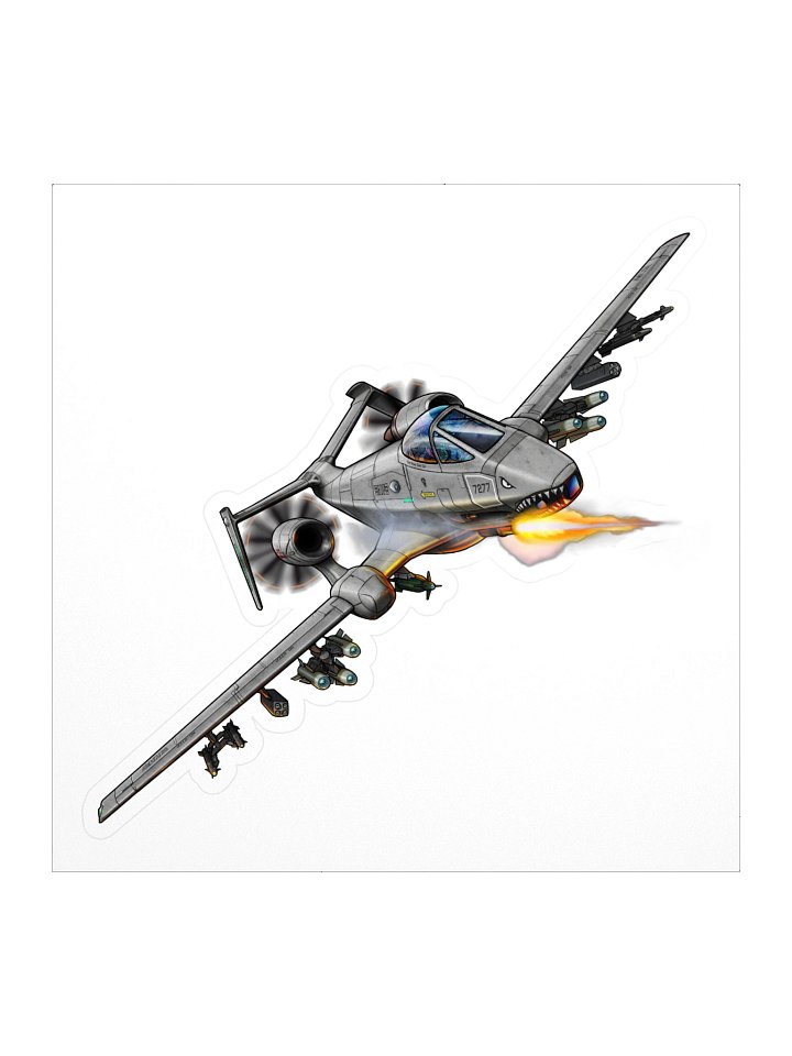 Brawler - Grey Drab (5.5 inch Sticker) product image (1)