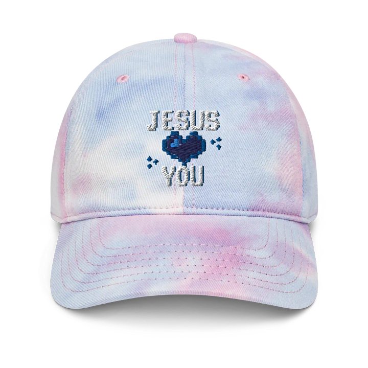 Jesus LOVES You TyeDye Baseball Cap product image (3)