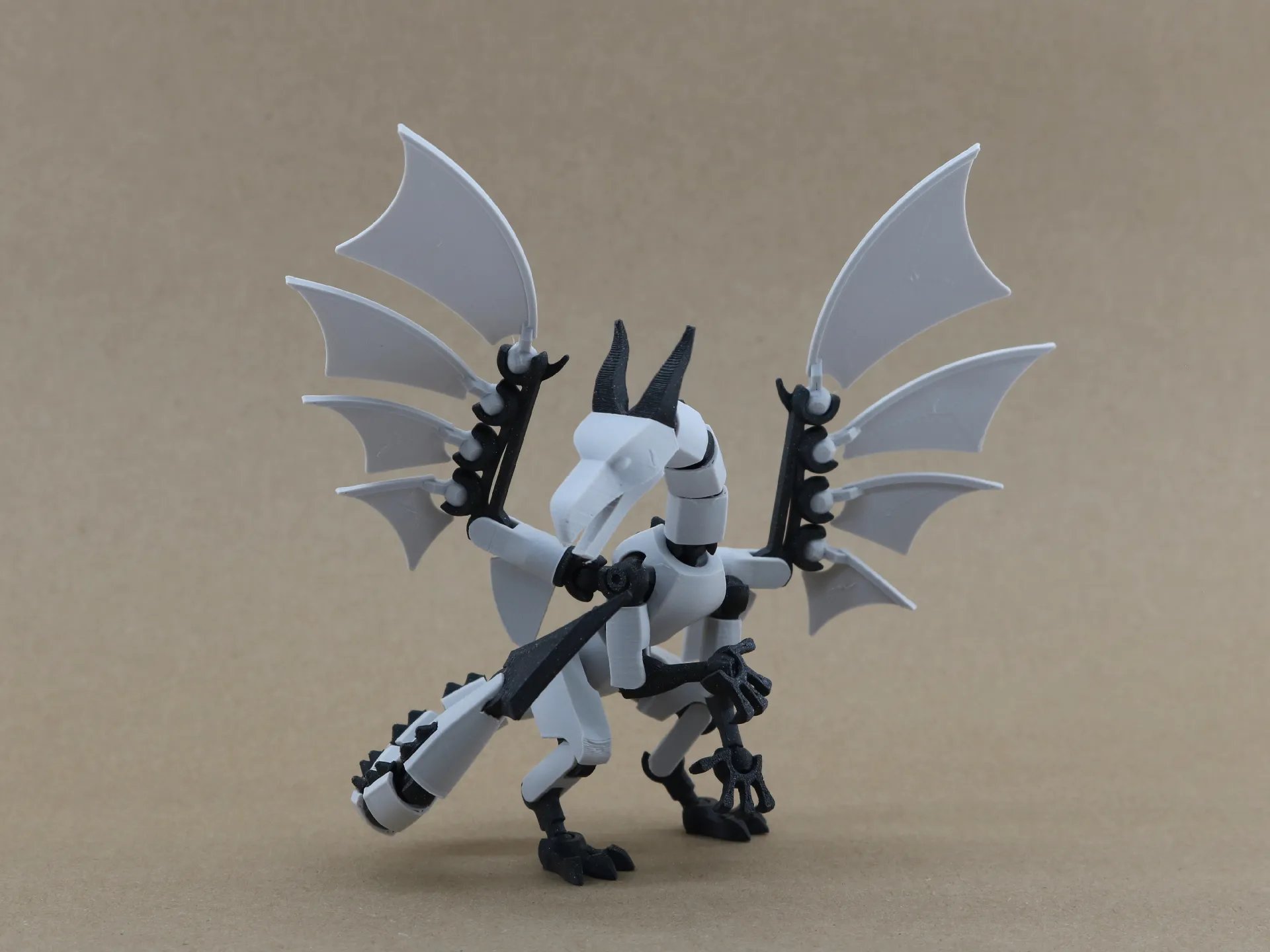 Dragon action figure STL product image (2)