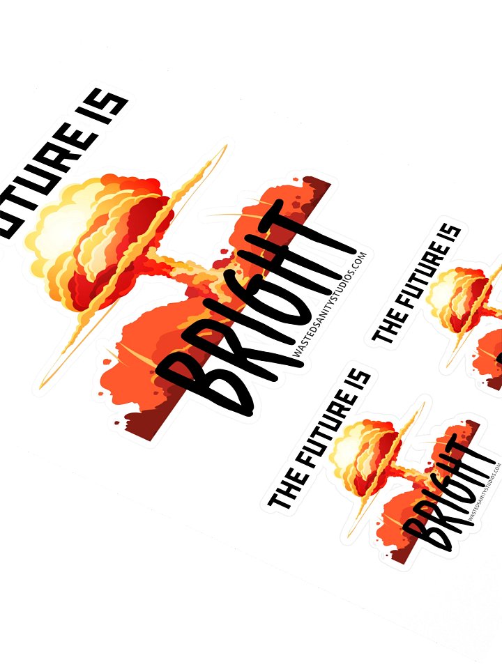 The Future Is Bright Sticker Sheet product image (2)