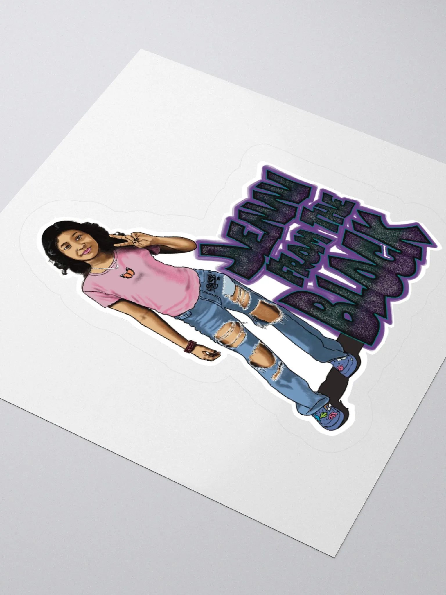 Jenni From Da Block Sticker product image (3)
