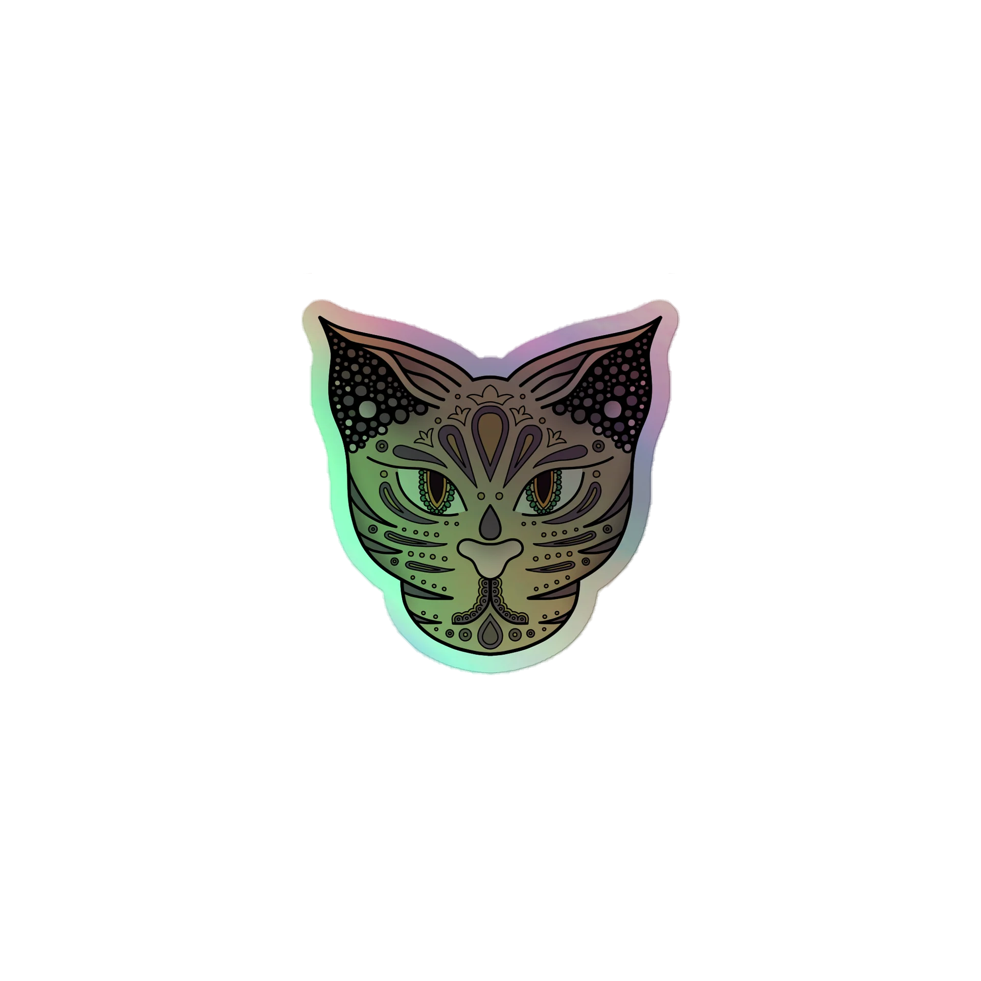 Trippy Kitty Sticker product image (1)