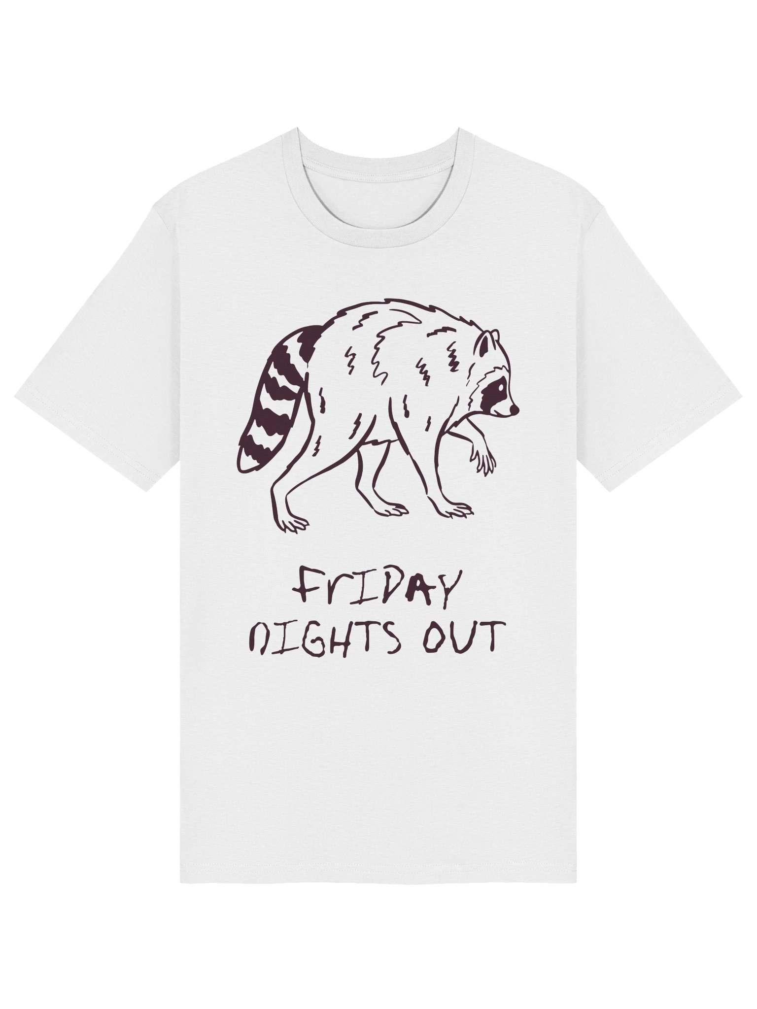 Friday Nights Out Raccoon Tee product image (1)