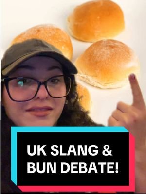 Another day, another slang word this American learns and loves in Northern England /Yorkshire. Let’s also chat about what you call a bun/roll/bap/teacake/etc!!!  ••• #americanintheuk #uktiktok #ukhumour #uklife #ukcomedy 