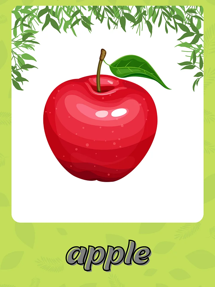 Educational Fruit Cards for Kids | Fun & Colorful Learning Cards product image (1)