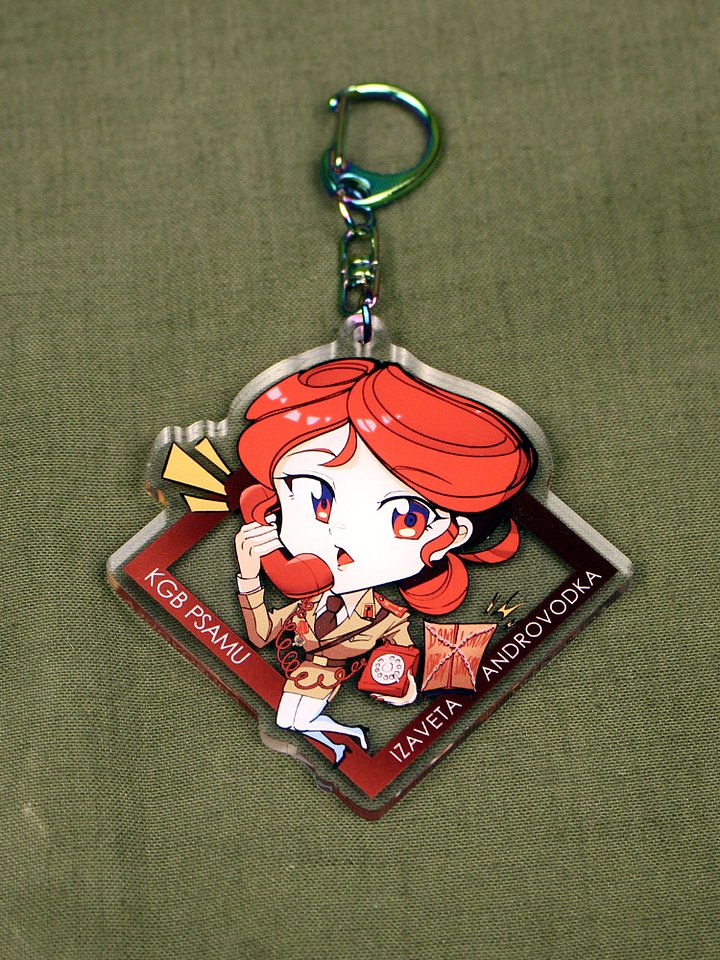 Izaveta Androvodka - 3" Acrylic Keychain product image (1)