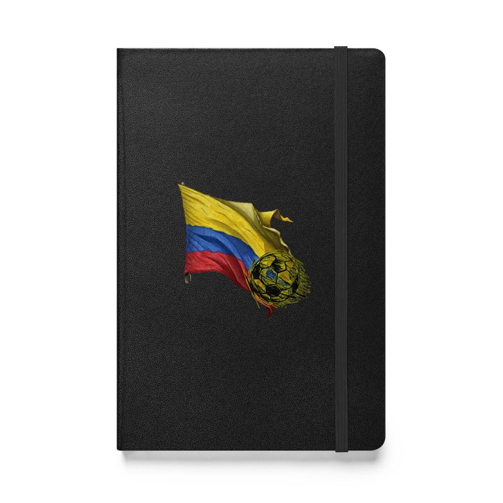 Colombia Flag Soccer Stripes Hardcover Journal product image (1)