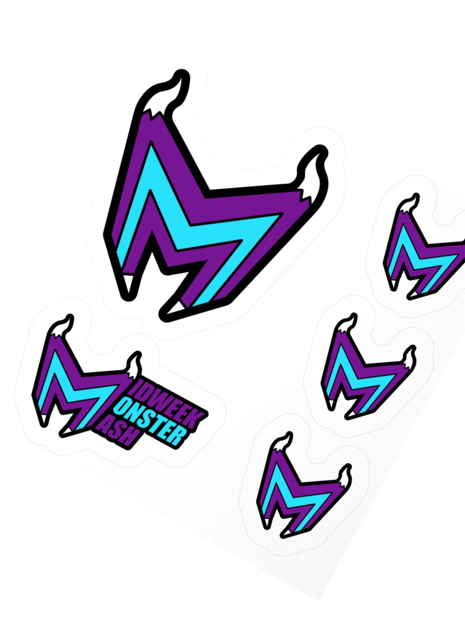 Midweek Monster Mash Emblem Sticker Sheet product image (4)