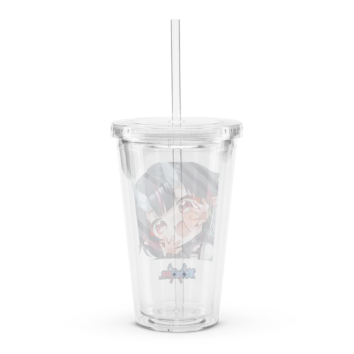 Hydrate Please YomiiOK Double Wall Clear Plastic Tumbler (16 oz) product image (2)