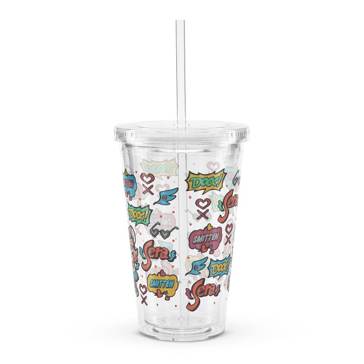Smitten clear tumbler product image (1)