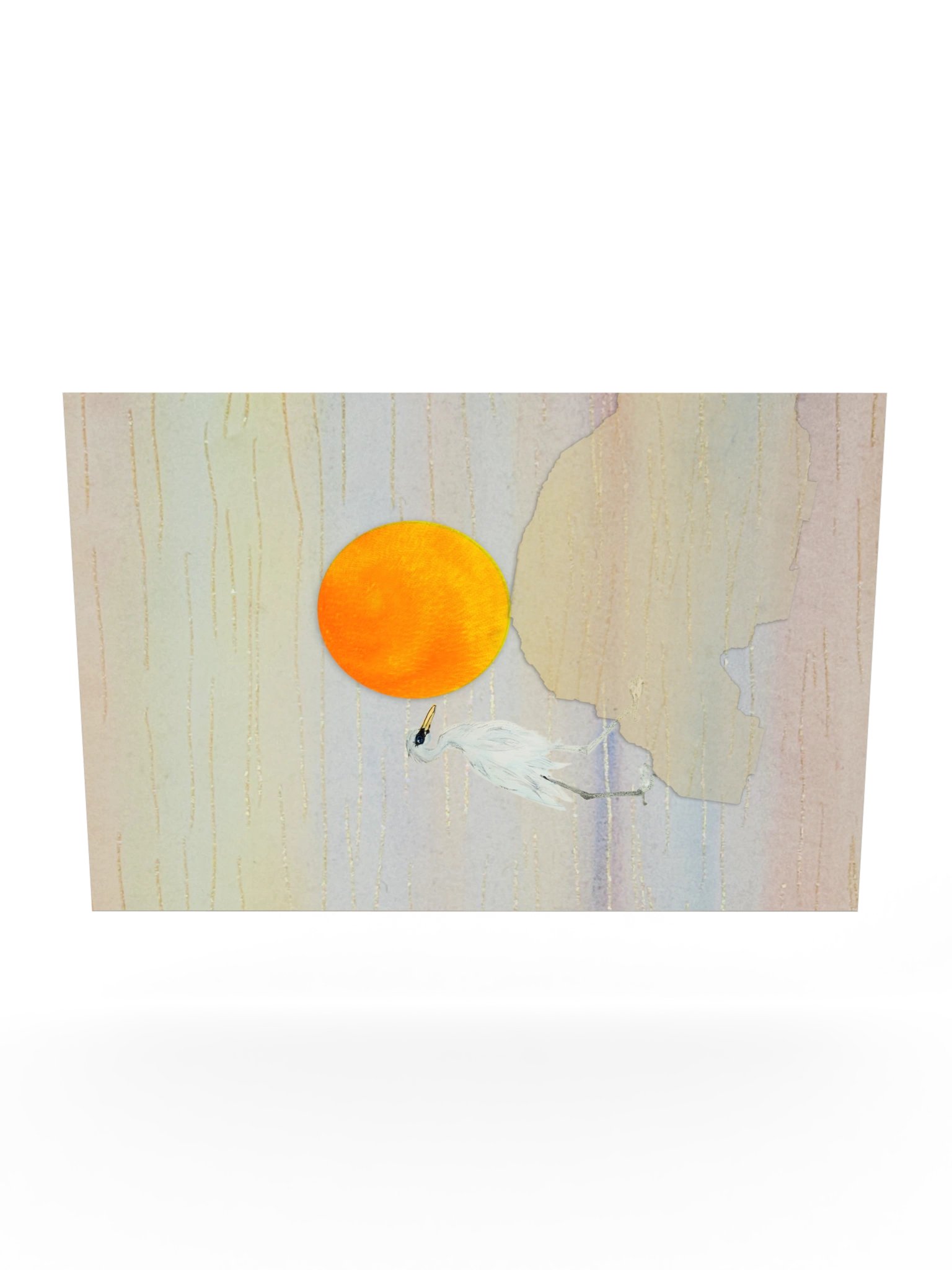 Golden Sunset Crane Print product image (90)
