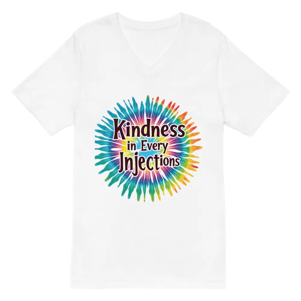 Kindness Tie-Dye V-Neck Tee product image (2)