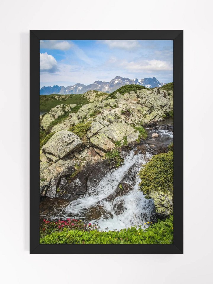 Print Fine Art – Alpes d’Huez – The Black Lake Cascade product image (1)