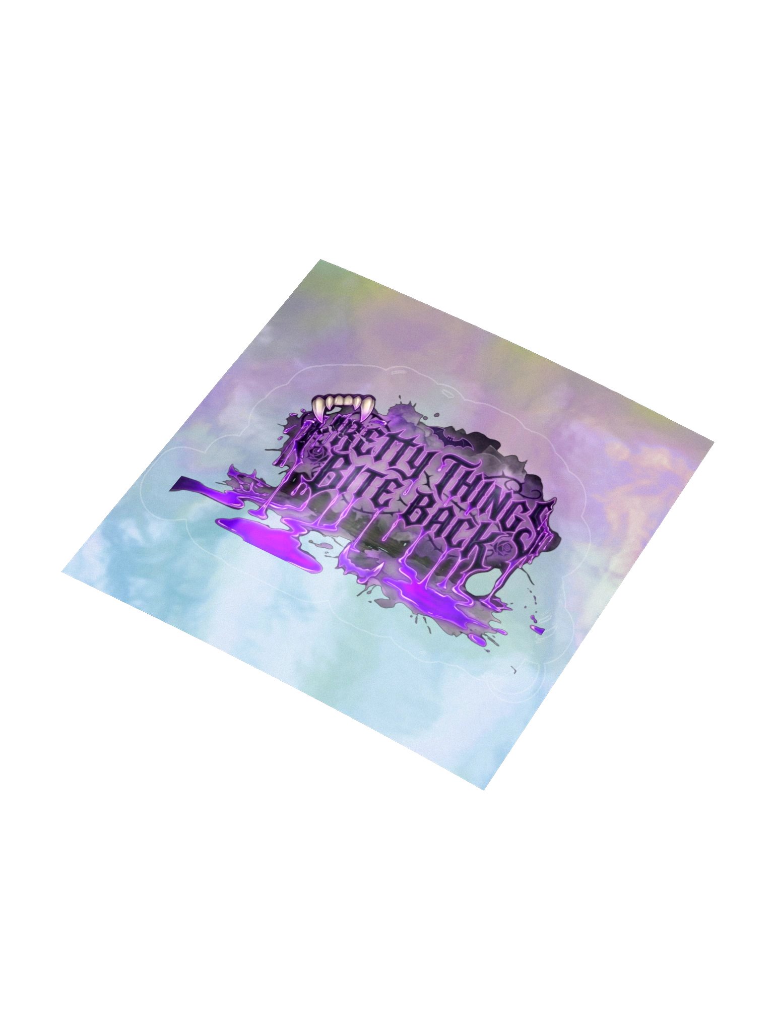 Pretty Things Bite Back — Holographic Kiss-Cut Stickers product image (7)
