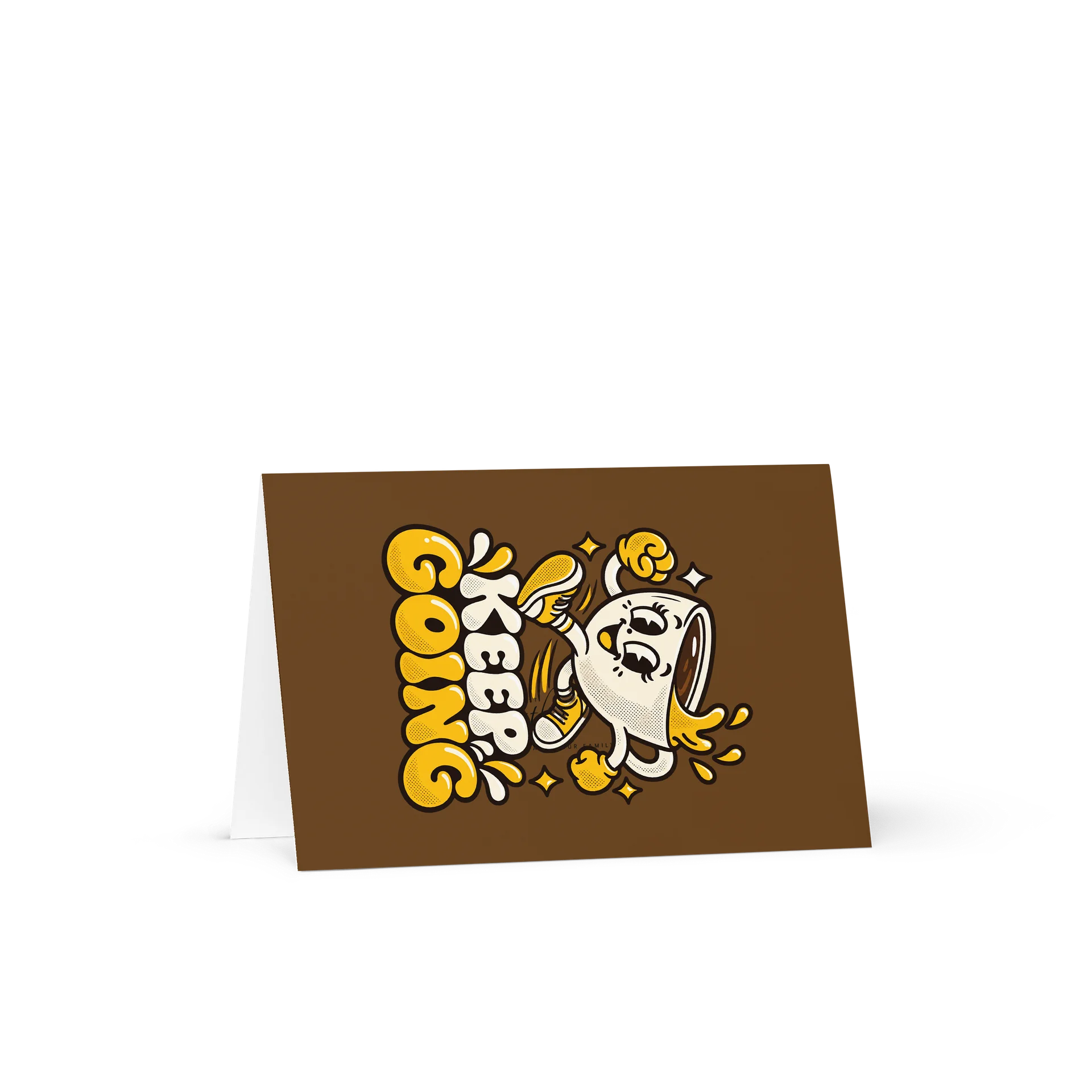 Keep Going Coffee Greeting Card | Retro Motivational Card product image (4)