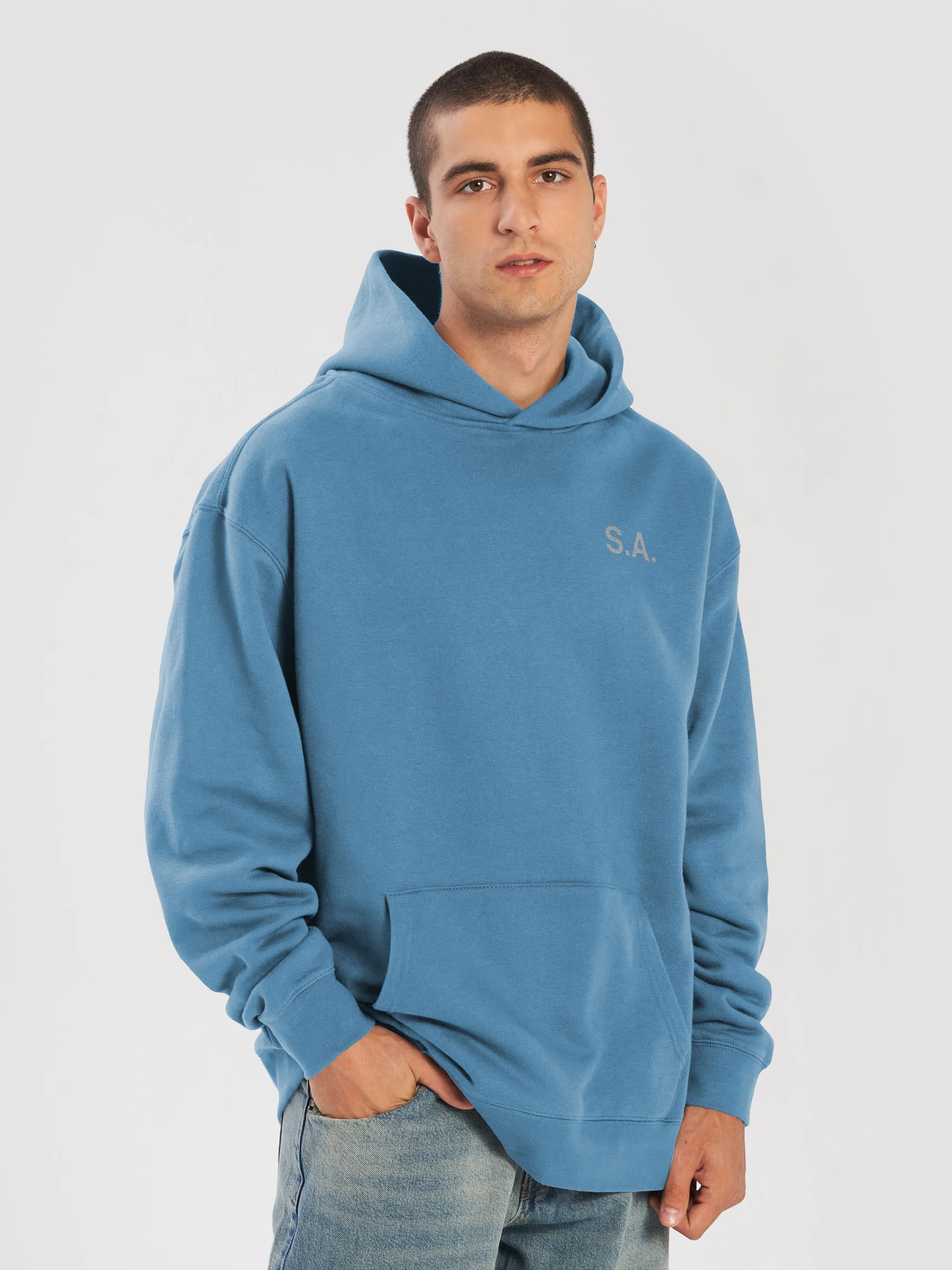 Pixelated Monogram Unisex Hoodie product image (7)