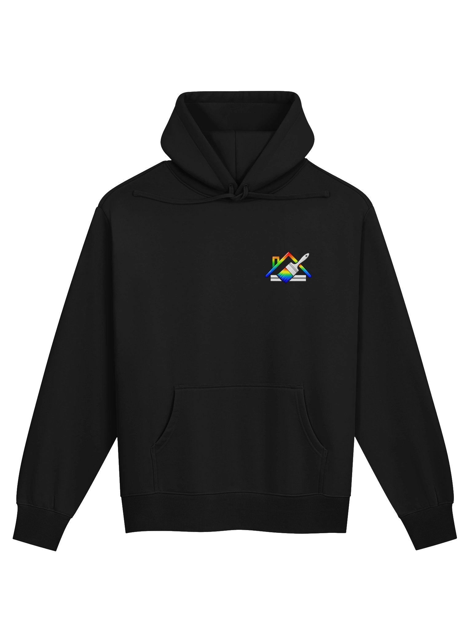 RAMZU Painting | Heavy-Duty Crew Hoodie – Black product image (1)