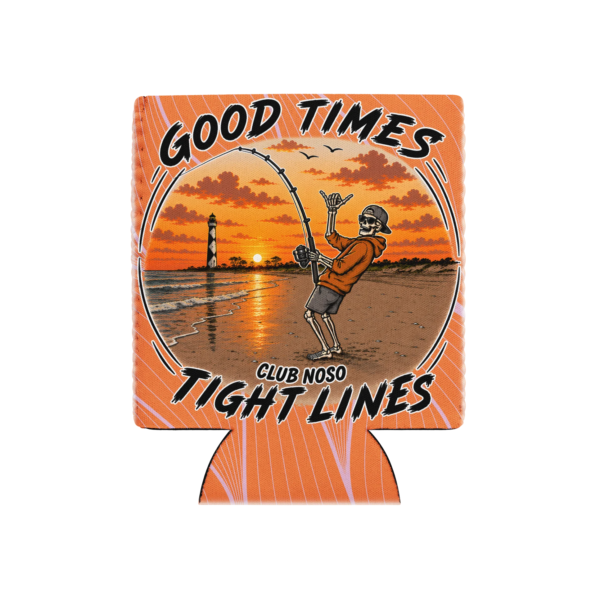 Good TImes and Tight Lines Coozie product image (1)