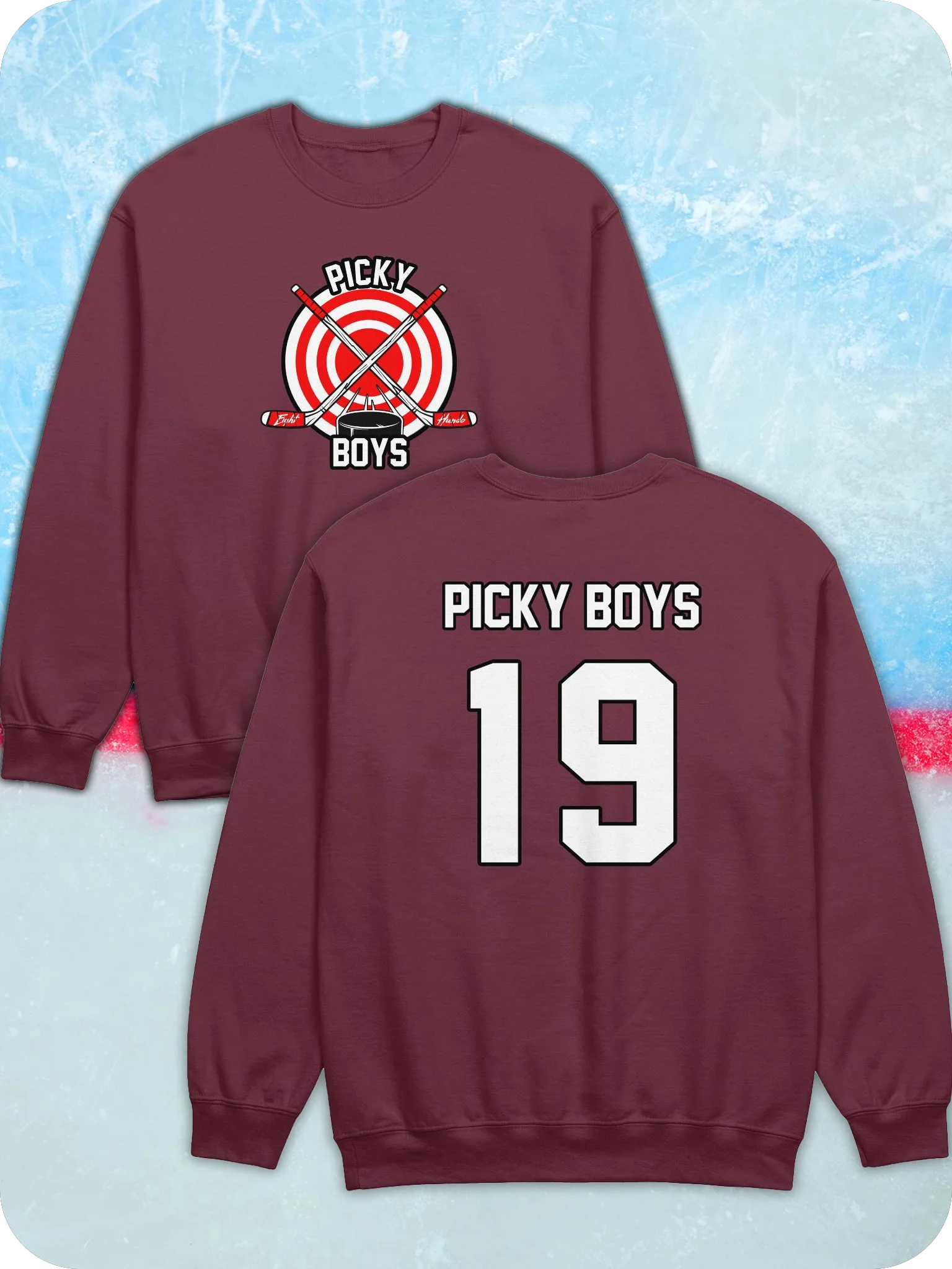 Picky Boys Hockey Club Crewneck (4 Colors) product image (1)