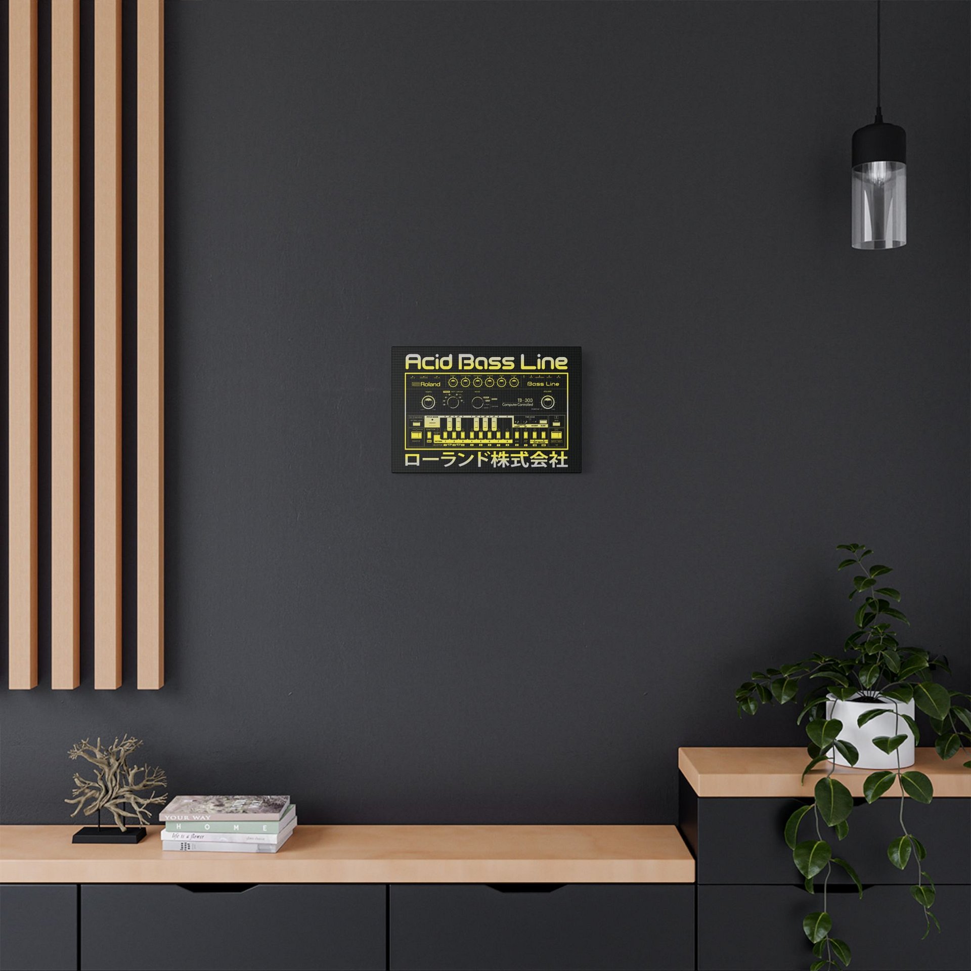 303 Canvas Wall Art "Acid Bass Line" - Roland TB-303 (Vintage Analog Synthesizer) product image (12)