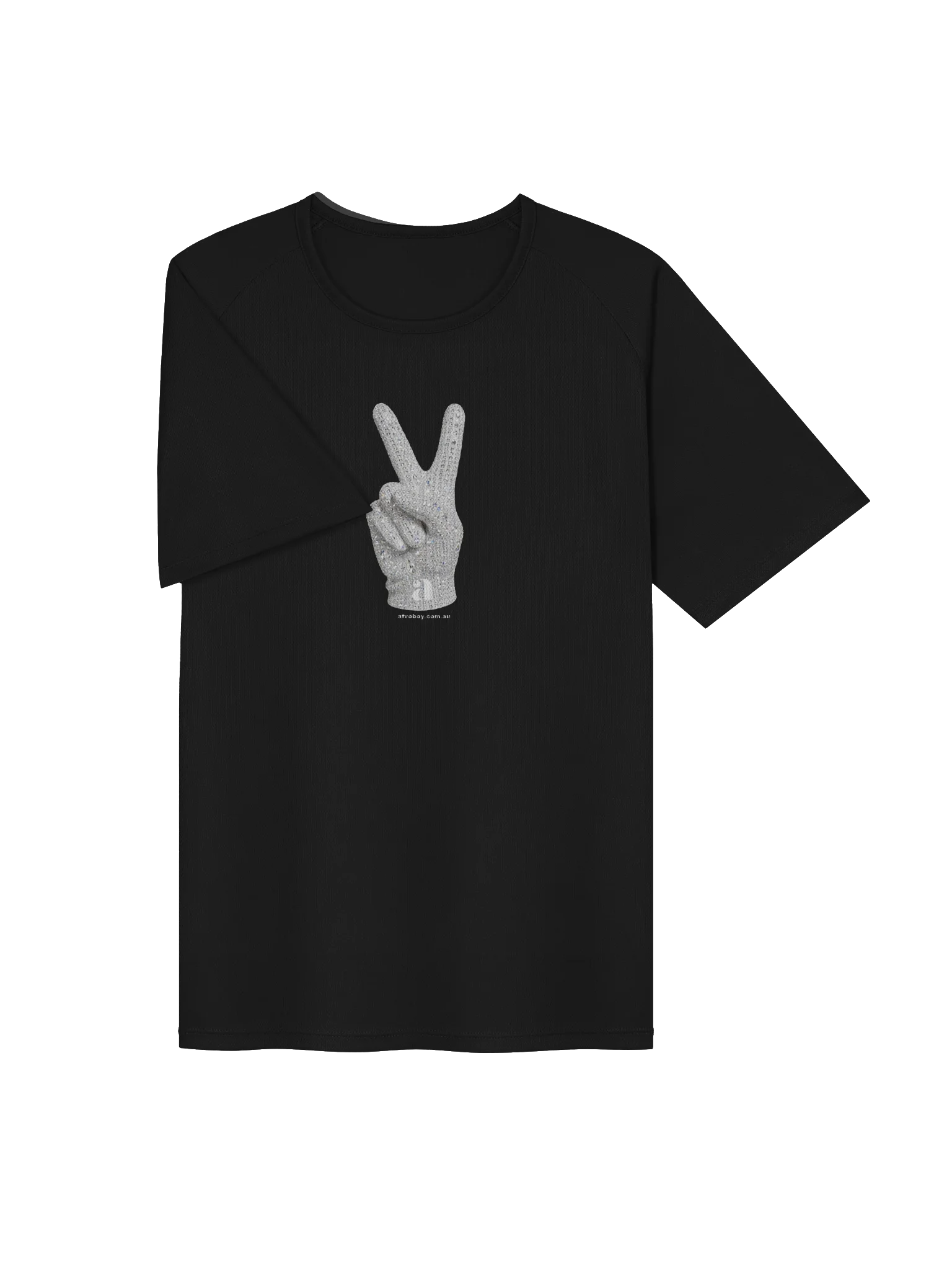 AB 'Rhinestone Peace Sign' Unisex T product image (7)