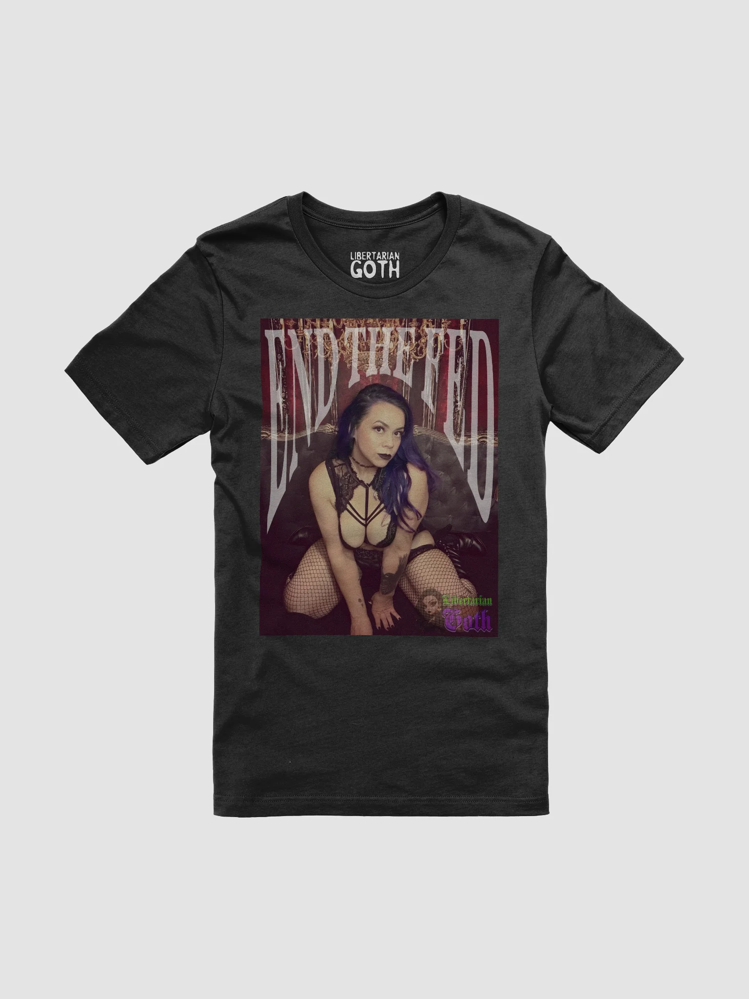 End the Fed Pin-up T-Shirt product image (1)