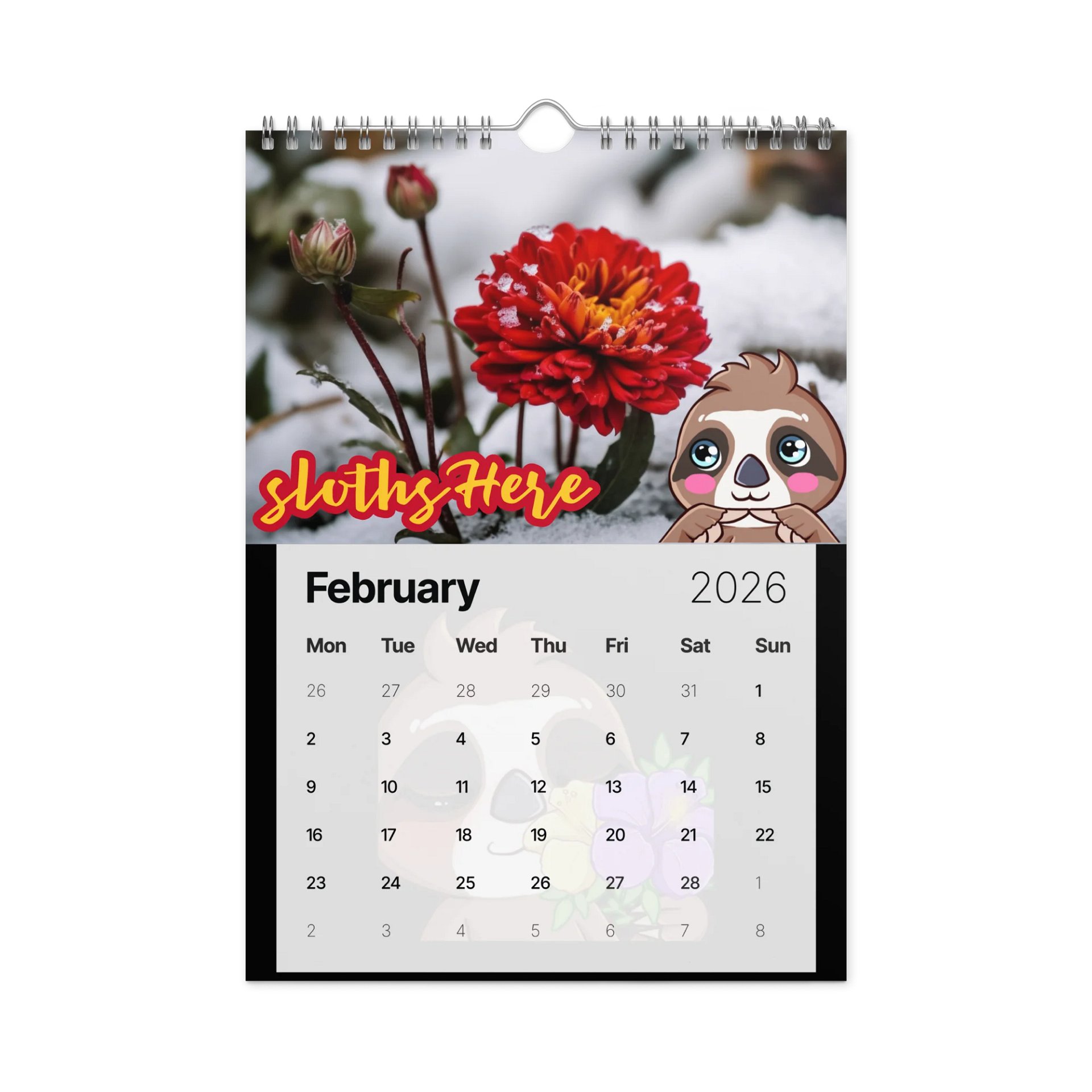 Sloths 2026 Calendar product image (3)
