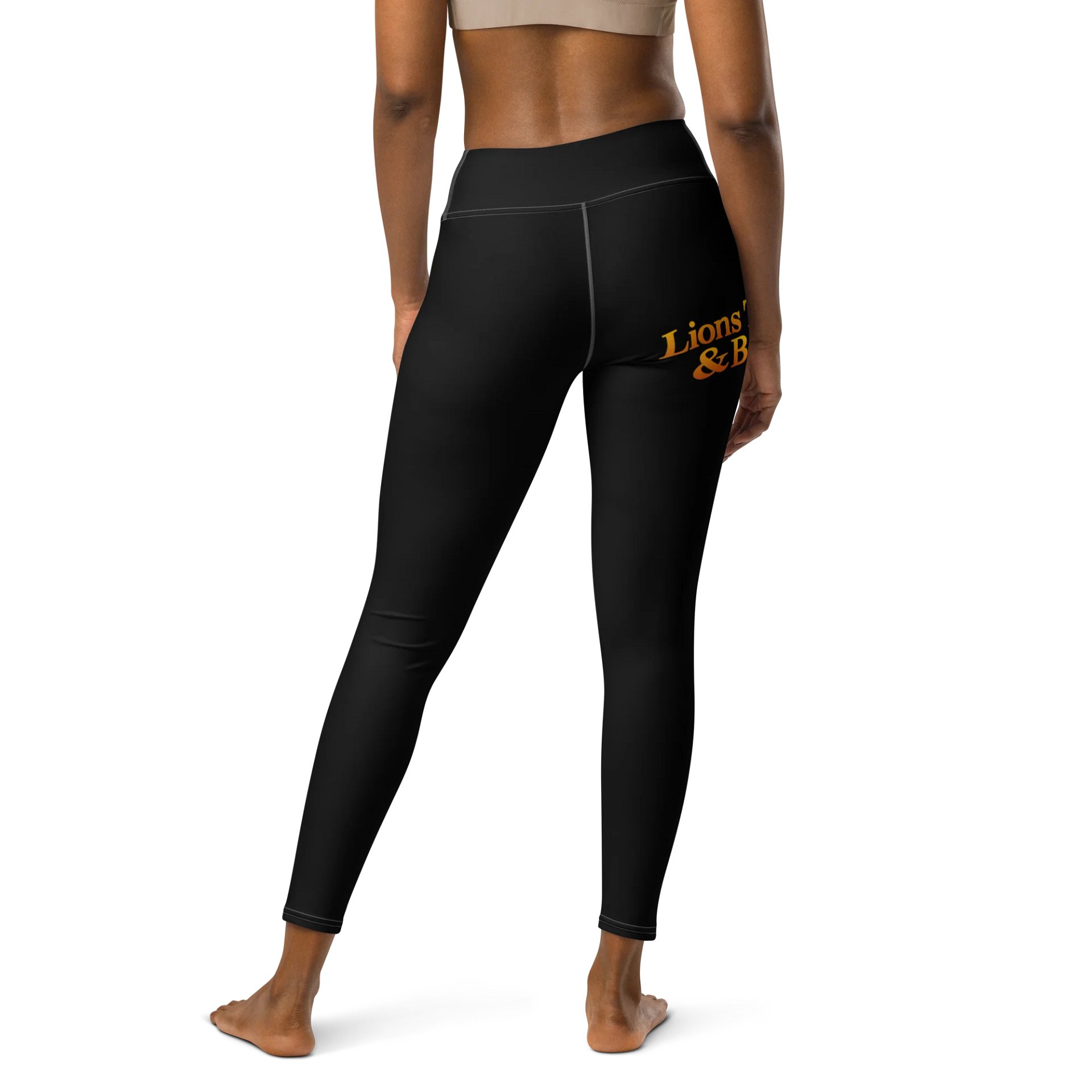 Lions Tigers & Bears Yoga Pants (Black) product image (2)