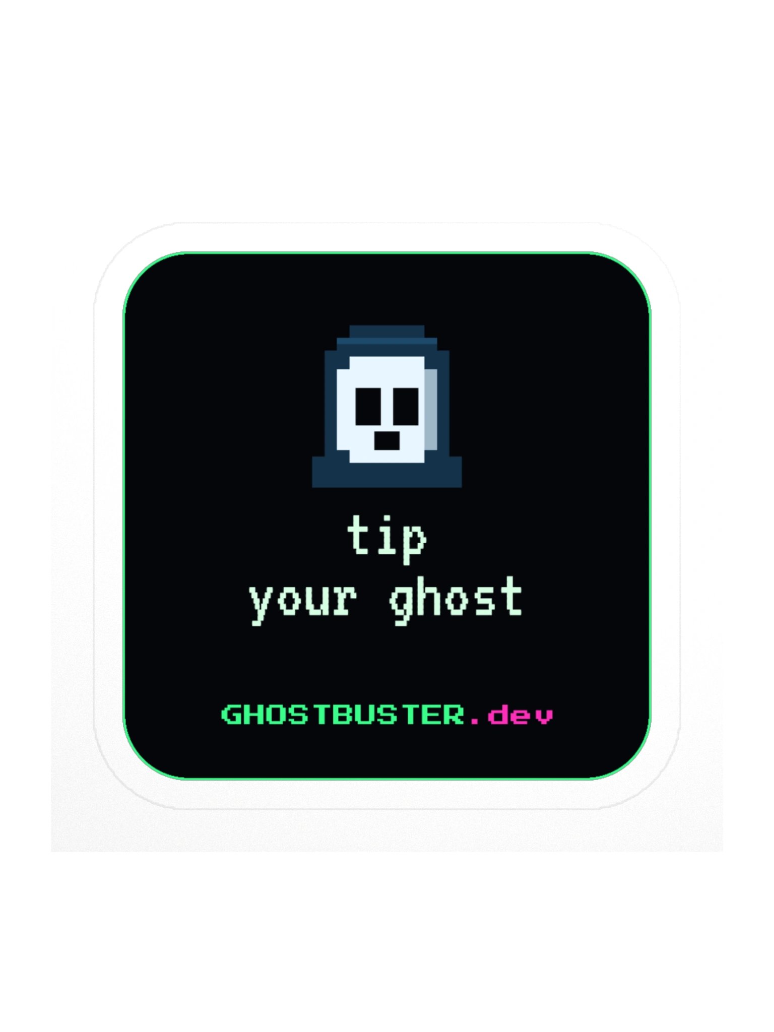 Tip Your Ghost Sticker product image (1)