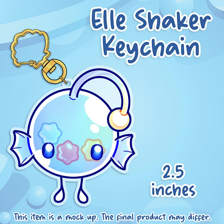 Elle Birthday Shaker Keychain product image (2)