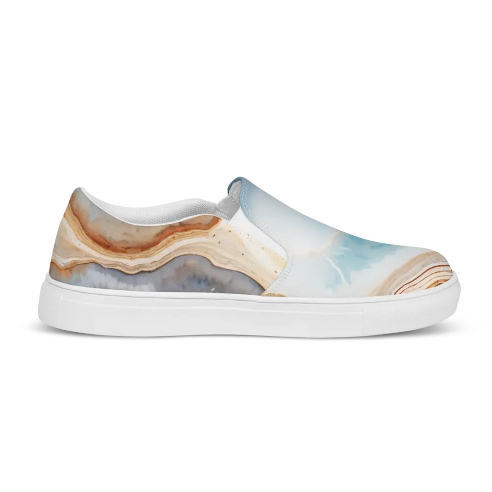 Banded Agate Slip-On Canvas Shoes product image (1)